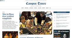 Desktop Screenshot of campustimes.org