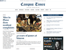Tablet Screenshot of campustimes.org